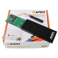 Maiwo USB 3.1 M.2 SSD Enclosure Black