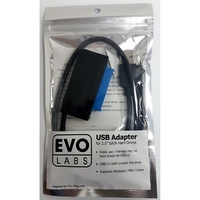 USB 3.0 A (M) to SATA (M) Black Retail Packaged Converter Adapter Cable - For use with 2.5