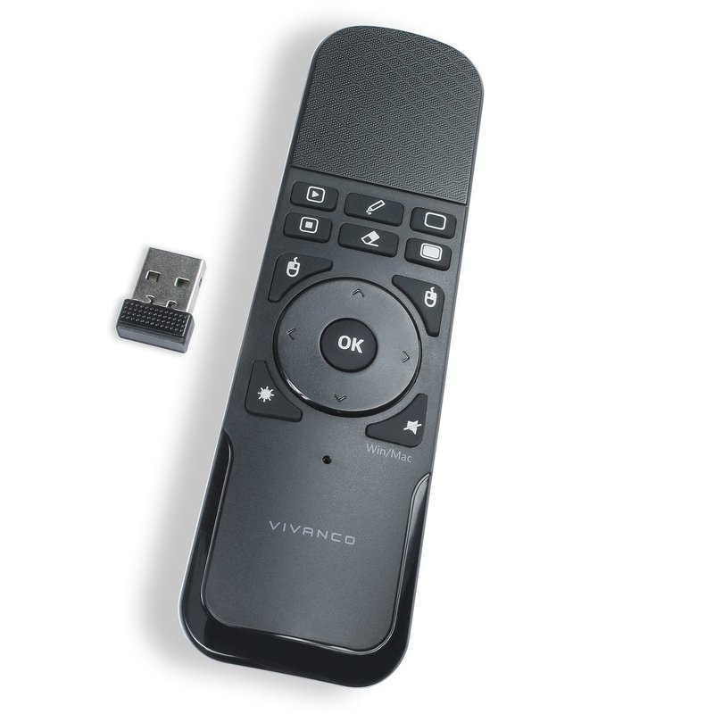 Vivanco Wireless Presenter (with touchpad, laser pointer, mouse function image 1