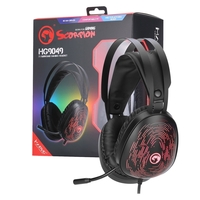 Marvo Scorpion HG9049 7.1 Virtual Surround Sound 7 Colour LED Gaming Headset - PC, Xbox One & PS4 Compatible