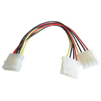 Internal Molex Female to Male Splitter