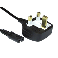 UK Mains - 2pin (Figure of 8) 1.8m