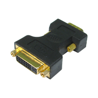 DVI-A to VGA Male to Female Adapter