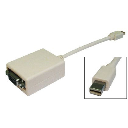 Mini DisplayPort to VGA 15cm Leaded Adaptor image 1
