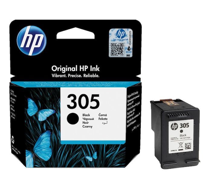 HP 305 Genuine Black Ink Cartridge image 1