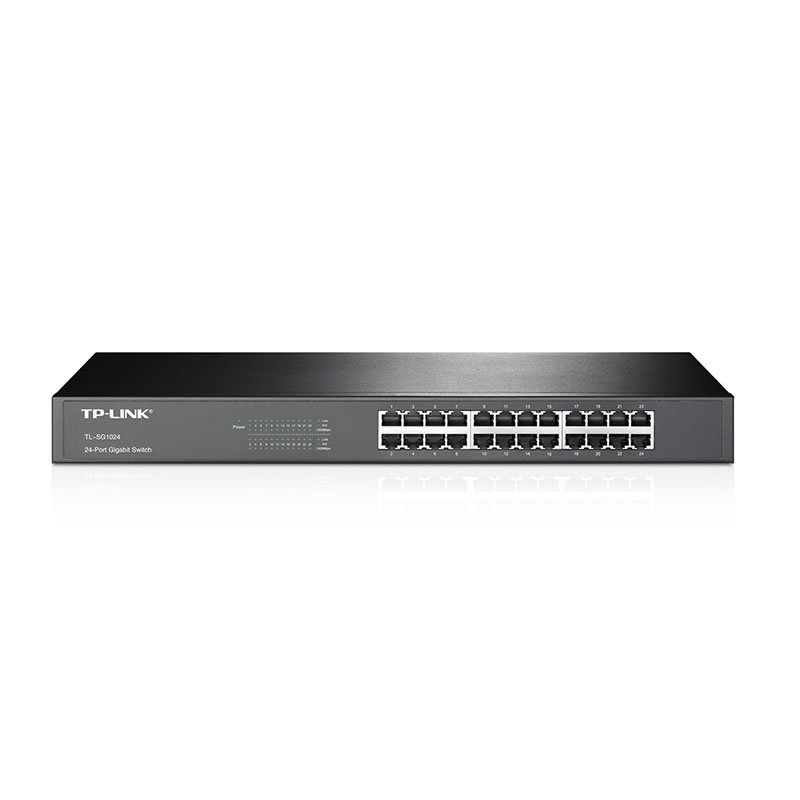 TP-LINK 24 Port Gigabit 19in Rackmount Switch image 1