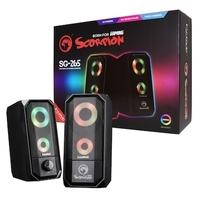 Marvo Scorpion SG-265 Black with RGB LED Stereo Gaming Speakers