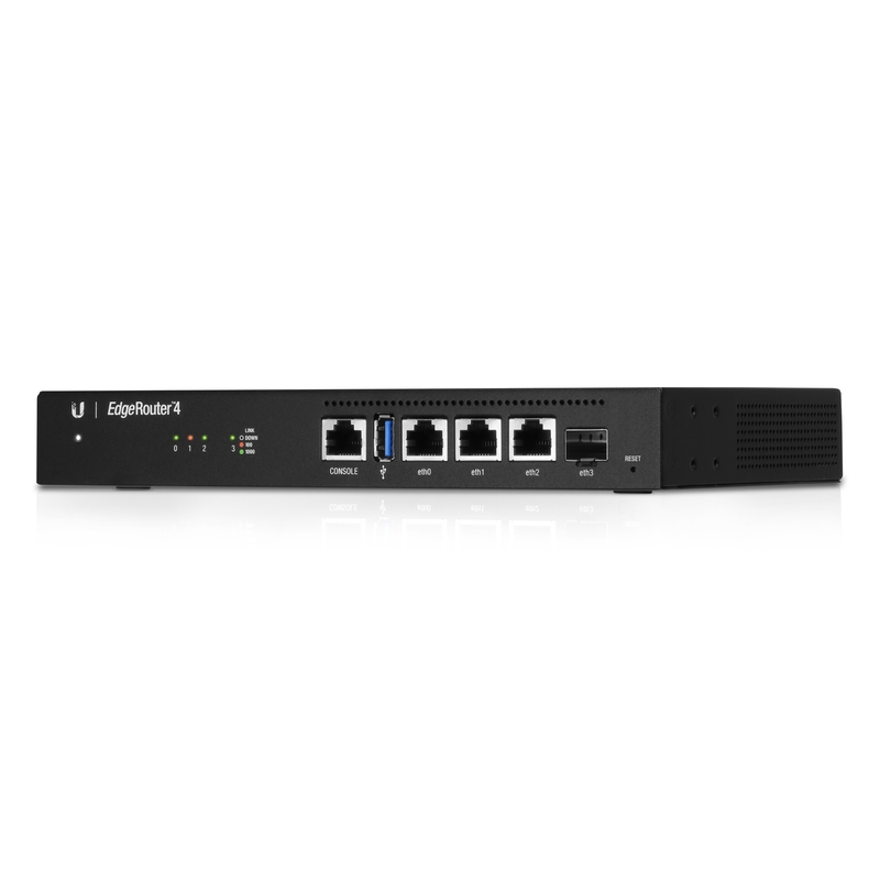 Ubiquiti ER-4 EdgeRouter 4 Gigabit 4 Port Router with 1 SFP Port image 1