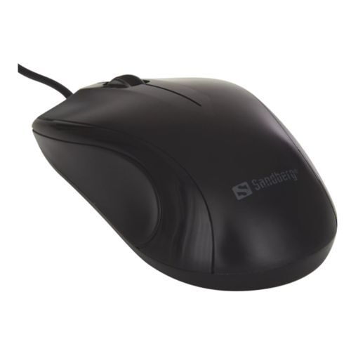 Sandberg (631-01) USB Mouse, 1200 DPI, 3 Buttons, Black image 1