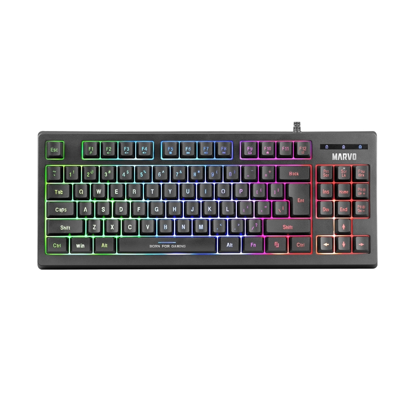 Marvo K607 TKL Membrane Gaming Keyboard image 1