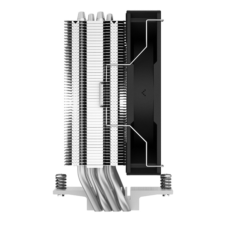 DeepCool AG400 Fan CPU Cooler, Universal Socket, High Efficiency 120mm PWM Cooling Black Fan, 220W Heat Dissipation Power, Intel LGA 1700 Bracket Included image 3