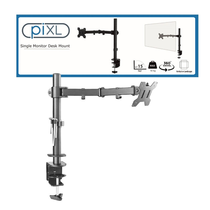 piXL Single Monitor Arm Desk Mount image 3