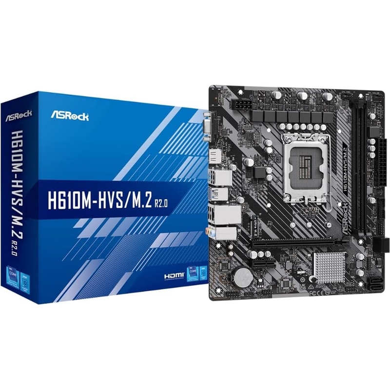 ASRock H610M-HDV/M.2 R2.0 Super Alloy Intel 1700 Socket Motherboard image 1
