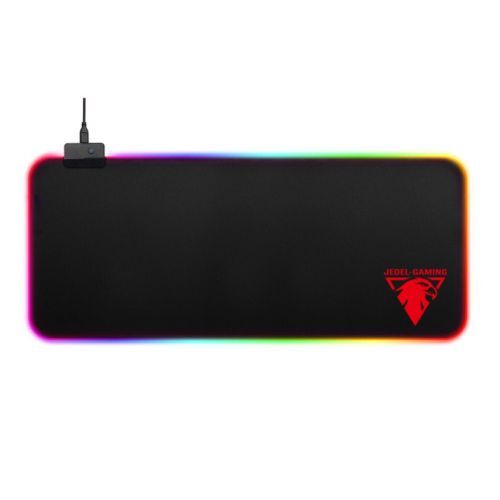 Jedel MP-03 XL RGB Gaming Mouse Pad, USB, Rainbow RGB, 800 x 300 x 4 mm image 1
