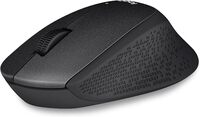 Logitech M330 SILENT PLUS Wireless Mouse, 2.4GHz with USB Nano Receiver, 1000 DPI Optical Tracking, 2-year Battery Life, Compatible with PC, Mac, Laptop, Chromebook - Black