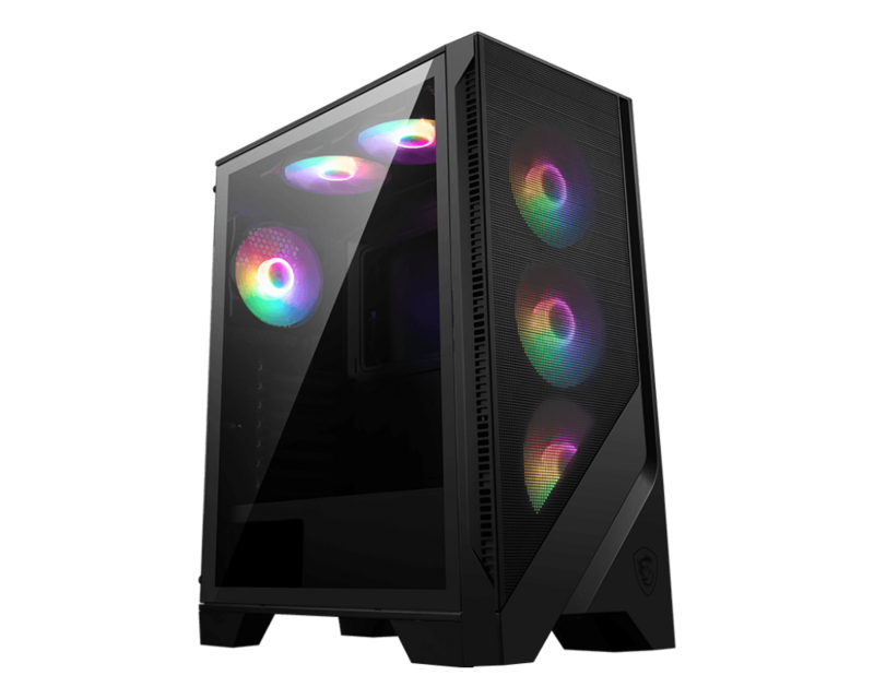 MSI MAG Forge 120A Airflow Black Mid Tower Case (ATX/M-ATX/Mini-ITX) image 1