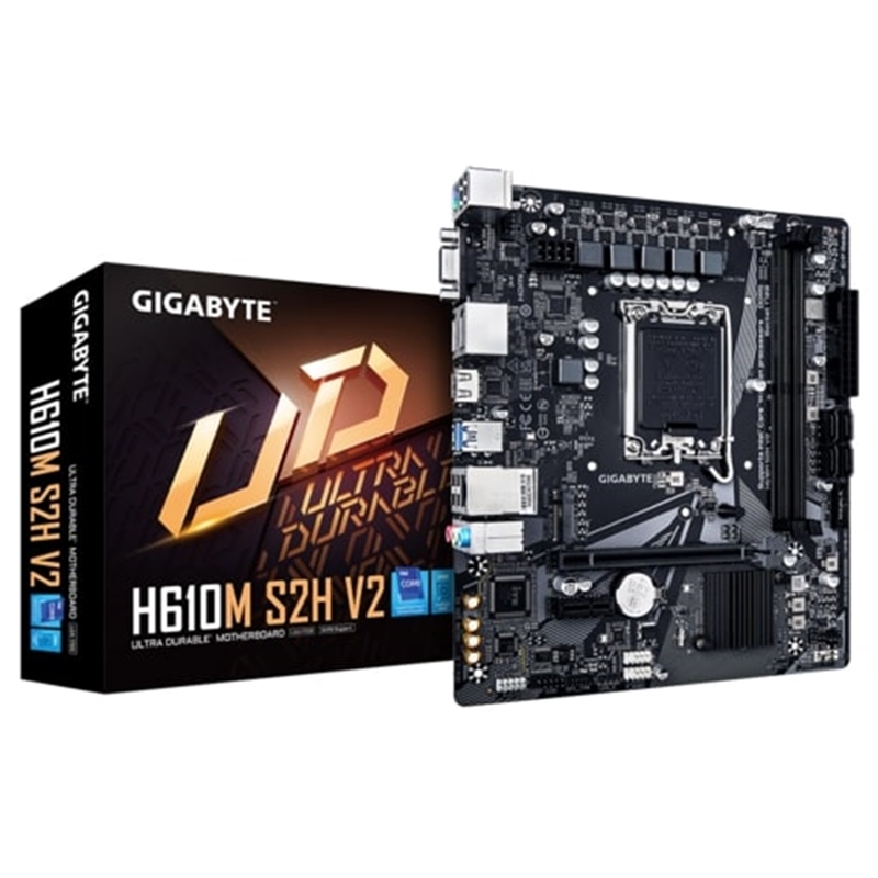 Gigabyte H610M S2H V2 Intel LGA 1700 Micro-ATX Motherboard image 1