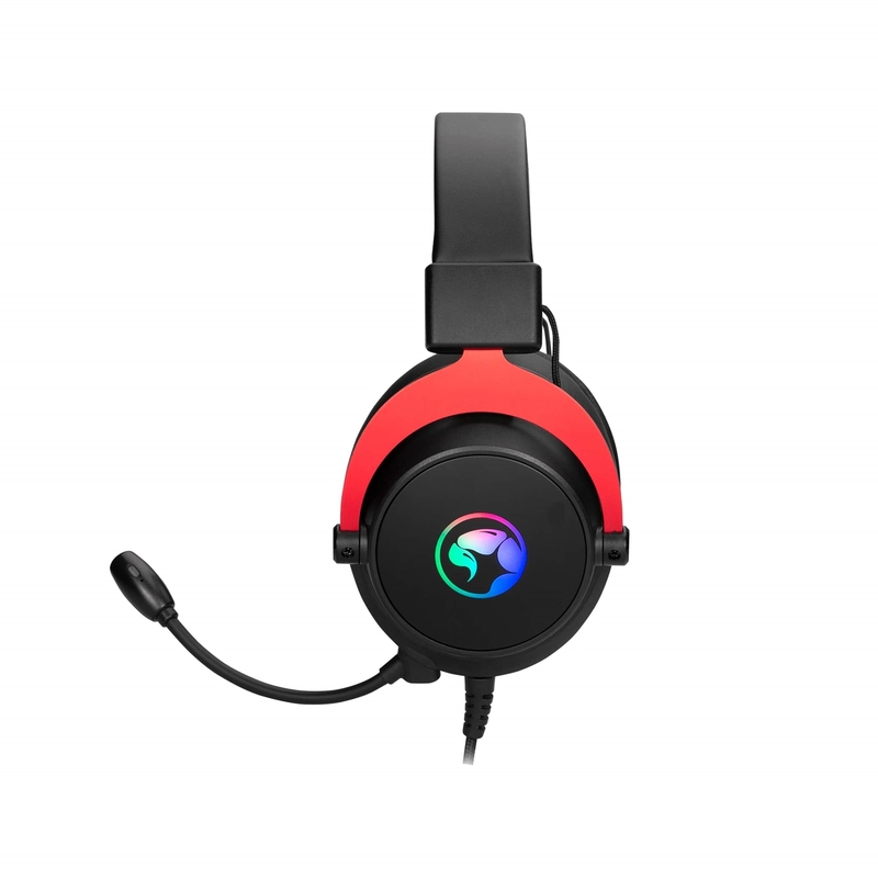 Marvo Scorpion Tactic 70 USB 7.1 Virtual Surround Sound Gaming RGB Headset (Black) image 2