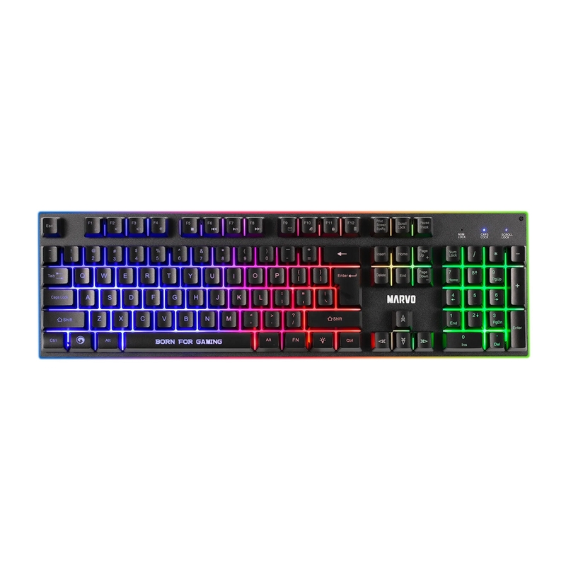 Marvo Scorpion Loot 40 4 in 1 RGB Gaming UK Layout Keyboard, Mouse, Headset and Mat Bundle (Black) image 2