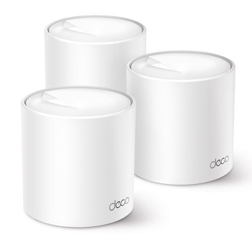 TP-LINK (DECO X50) AX3000 Dual Band Wireless Whole Home Mesh Wi-Fi 6 System, 3 Pack, 3x LAN, OFDMA & MU-MIMO, TP-Link HomeShield image 1