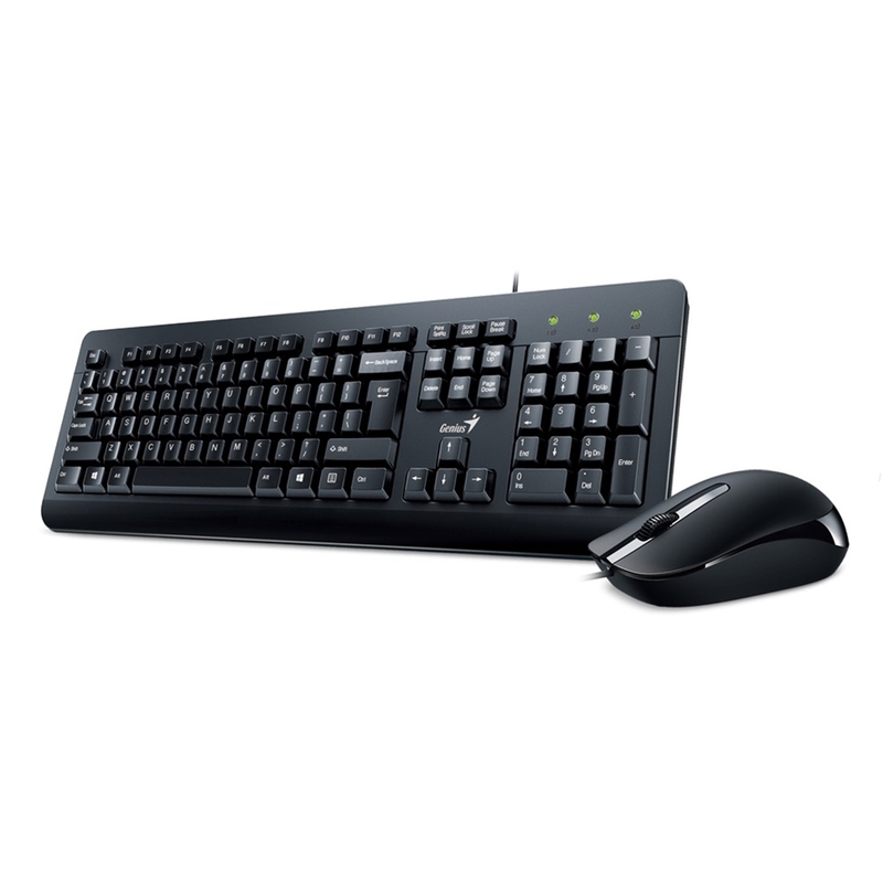 Genius KM-160 Wired Keyboard and Mouse Combo Set, USB image 1