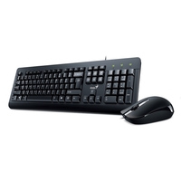 Genius KM-160 Wired Keyboard and Mouse Combo Set, USB