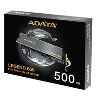 ADATA LEGEND 860 500GB PCIe Gen4x4 M.2 2280 SSD