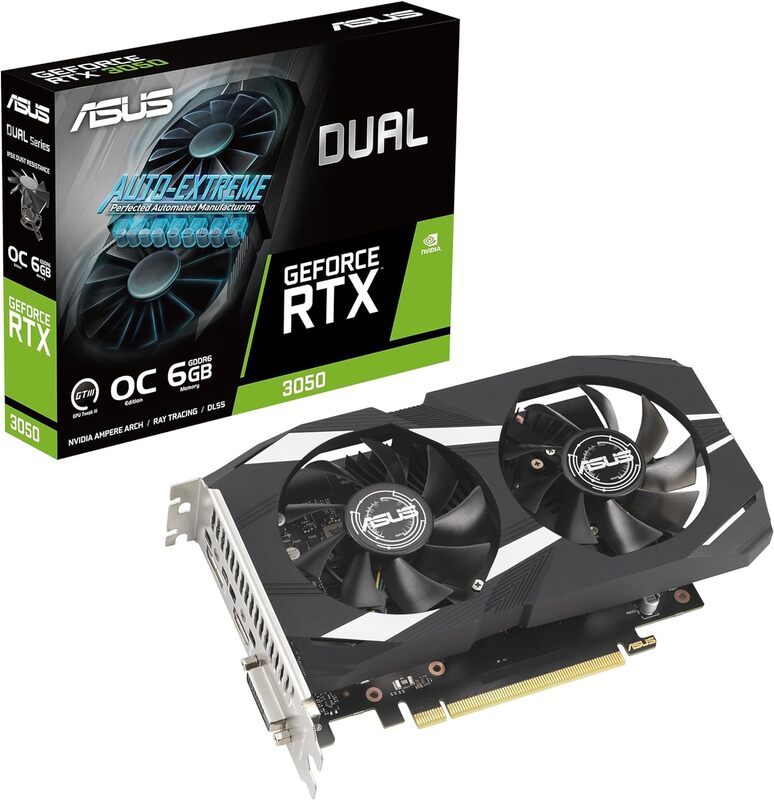 ASUS DUAL RTX3050 OC 6GB GDDR6 image 1
