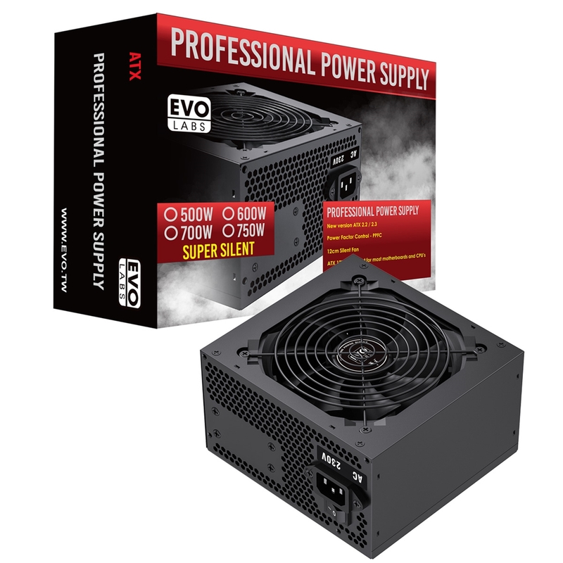 EVO LABS 600W Super Silent PSU image 1