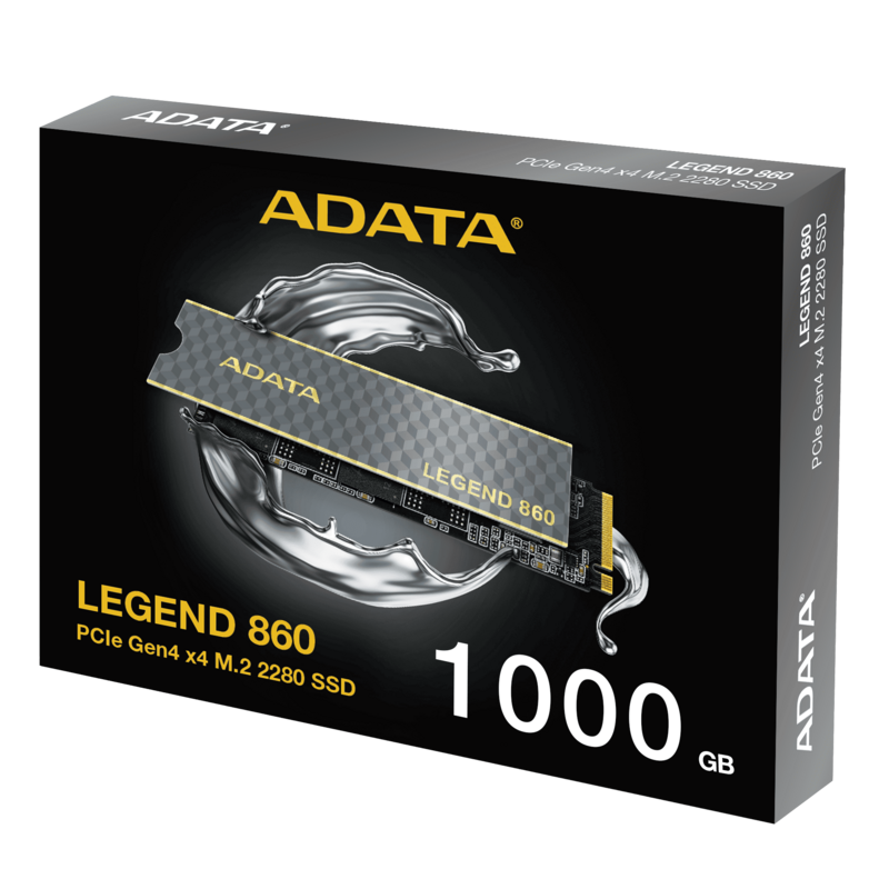 ADATA LEGEND 860 1TB PCIe Gen4x4 M.2 SSD image 1