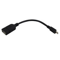 USB 2.0 A Male - Micro B Female (OTG) 14cm