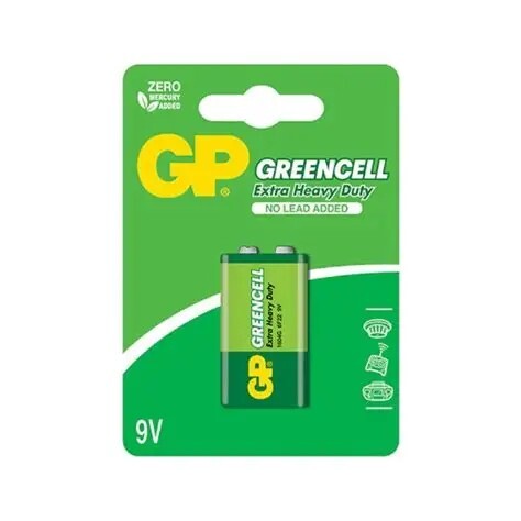 GP GREENCELL Extra Heavy Duty 9V Battery image 1
