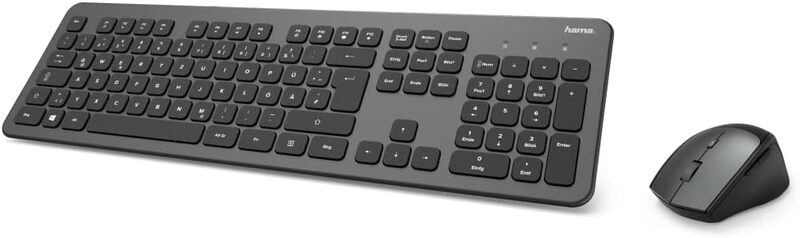 HAMA Wireless Keyboard and Mouse Set image 1