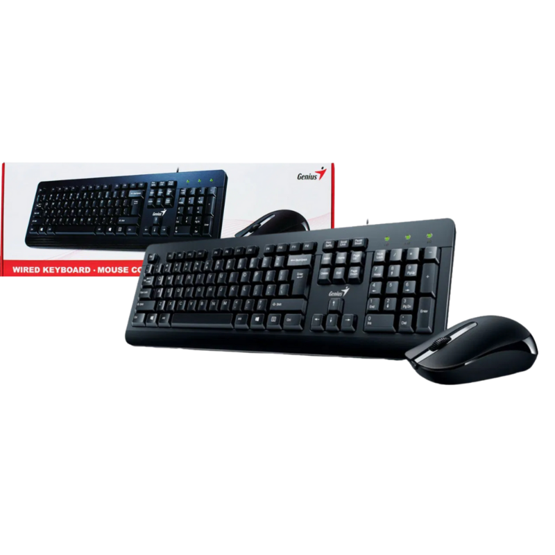 Genius Wired Keyboard & Mouse Combo KM-160 image 1