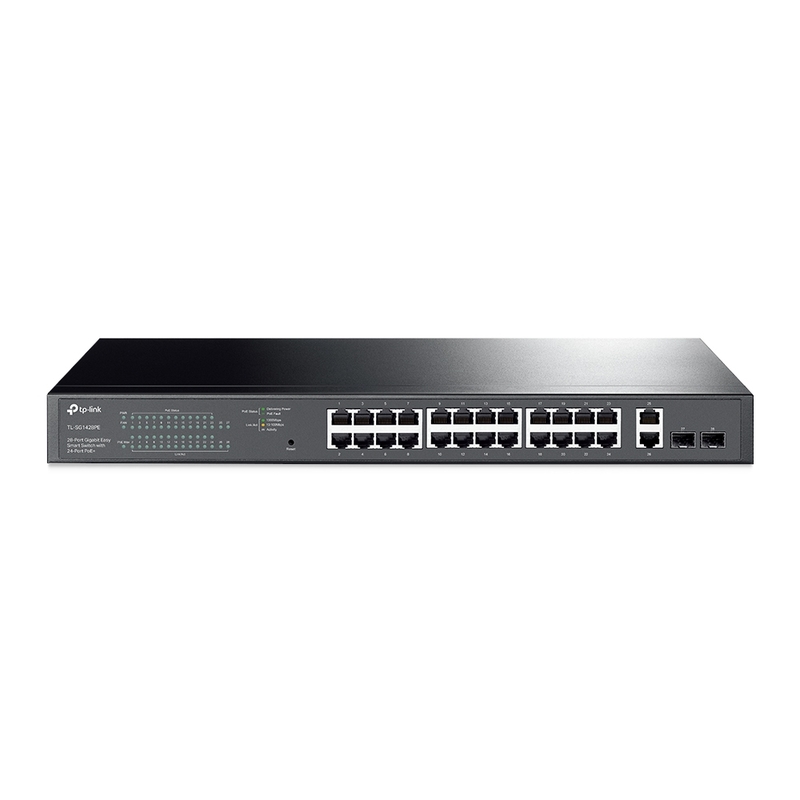 TP-Link TL-SG1428PE 28 Port GigaBit with 24 Port PoE+ image 1