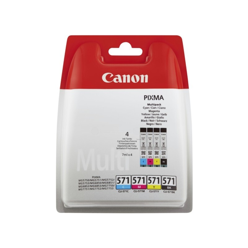 CANON Original CLI-571 C/M/Y/BK Multipack image 1