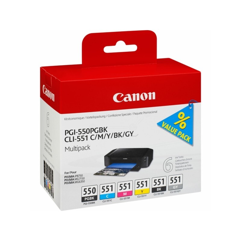 CANON Original CLI-551 C/M/Y/BK Multipack image 1