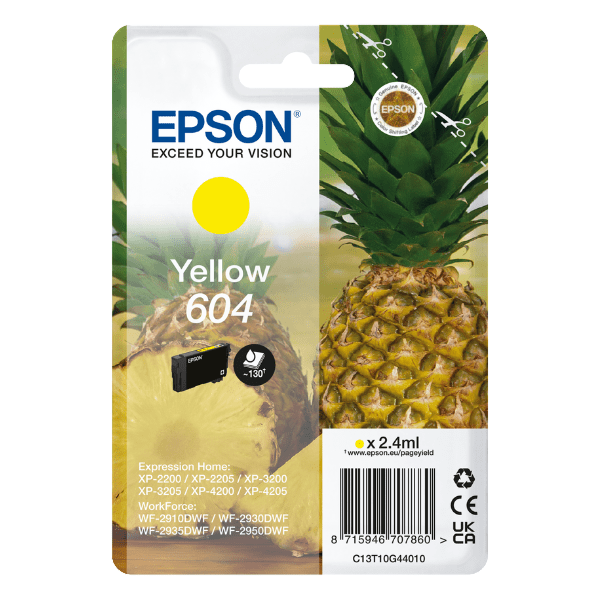 Epson Yellow 604 image 1