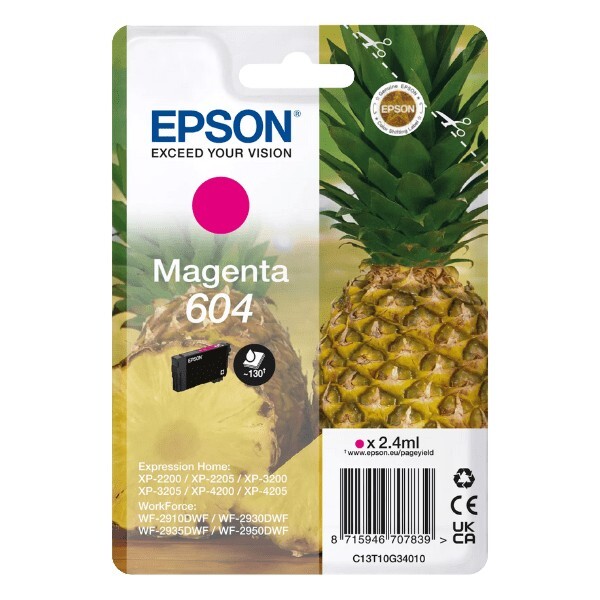 Epson Magenta 604 image 1