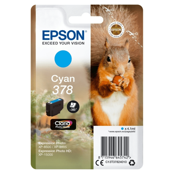 Epson 378 Cyan image 1