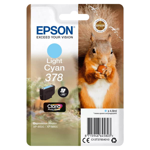 Epson 378 Light Cyan image 1
