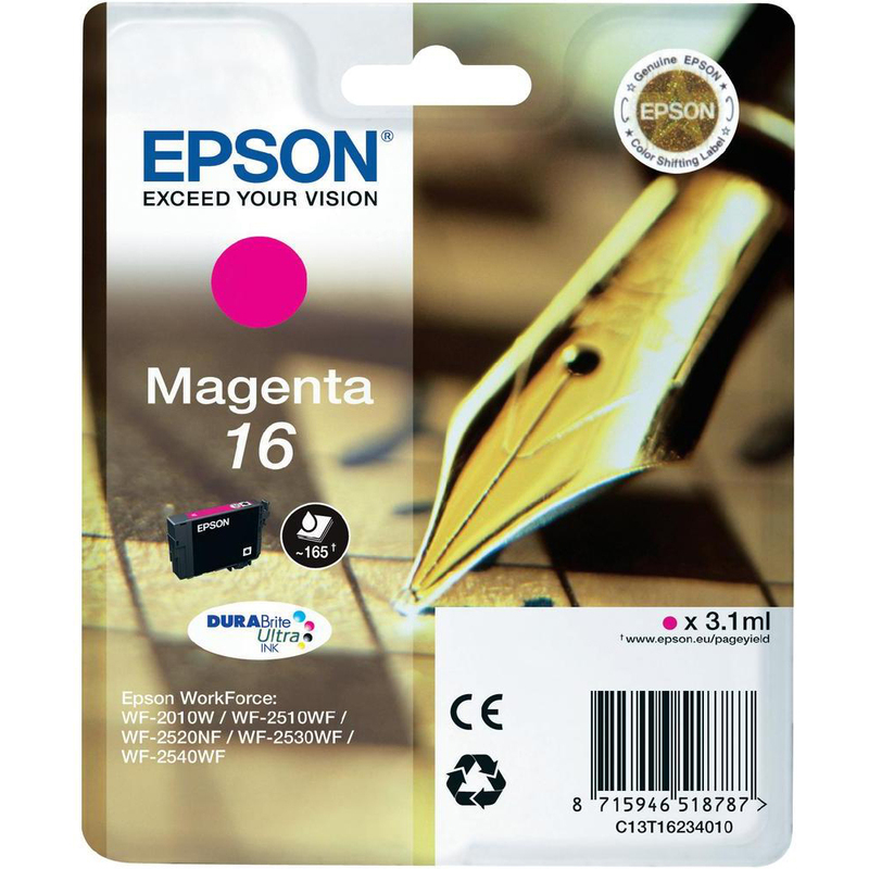 Epson Original Ink 16 Magenta image 1