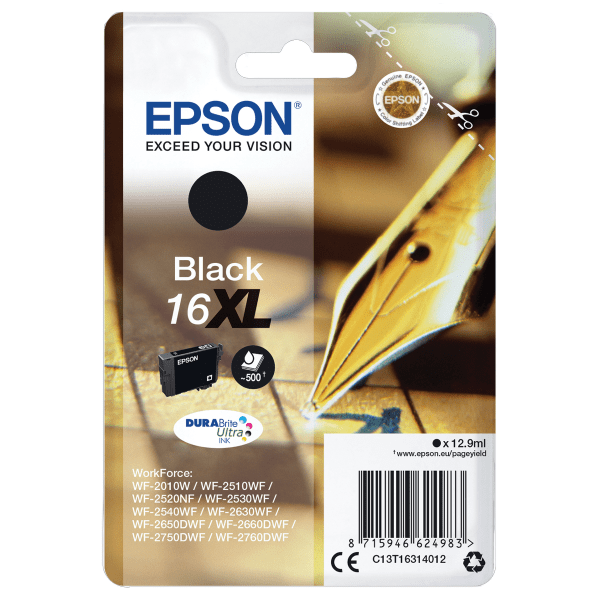 EPSON Original Ink 16XL Black image 1