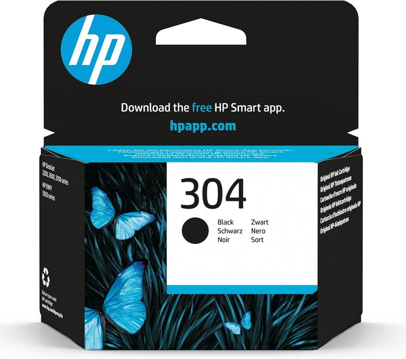 HP 304 Black Original image 1