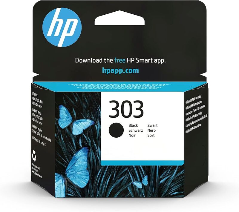 HP 303 black ink cartridge image 1