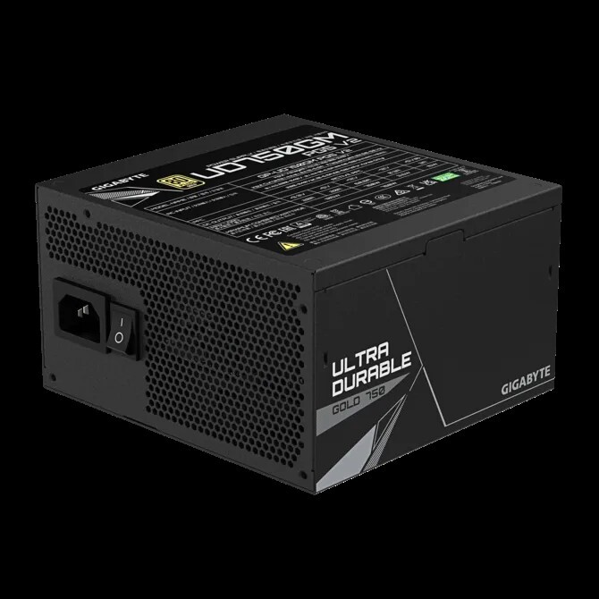 GIGABYTE UD GOLD 750W PCIe Gen5 ATX 3.0 Power Supply image 1