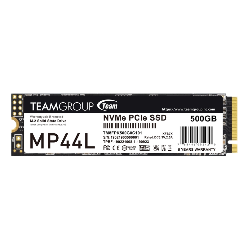 Team MP44L 500GB M.2 SSD image 1