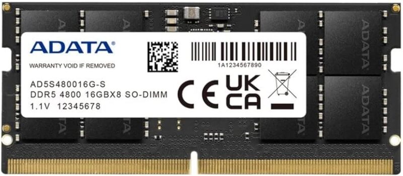 ADATA 16GB DDR5-4800 SODIMM image 1