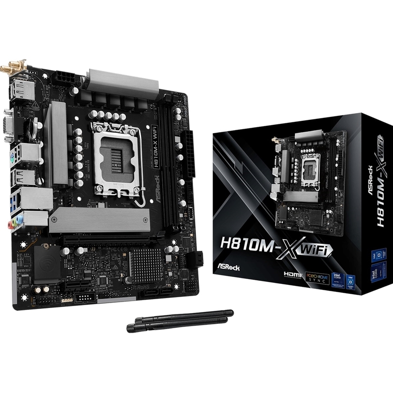 Asrock H810M-X WiFi LGA1851 2xDDR5 image 1