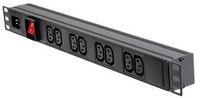 Dynamode DYNA-PDU-8WS-H-IEC-UK 1U 8 Way Horizontal 10 A Server